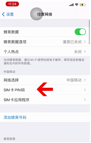 阿克陶苹果14维修网分享如何给iPhone14的SIM卡设置密码 