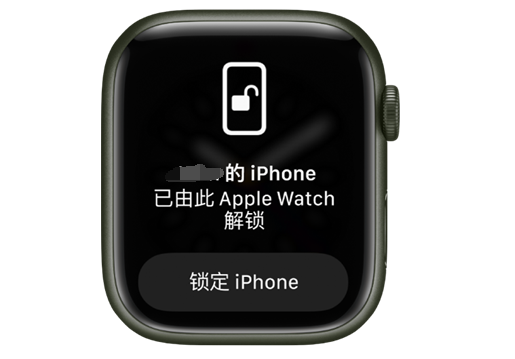 阿克陶苹果手机维修分享用 AppleWatch 解锁配备面容 ID 的 iPhone方法 