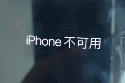 阿克陶苹果服务网点分享锁屏界面显示“iPhone 不可用”如何解决 